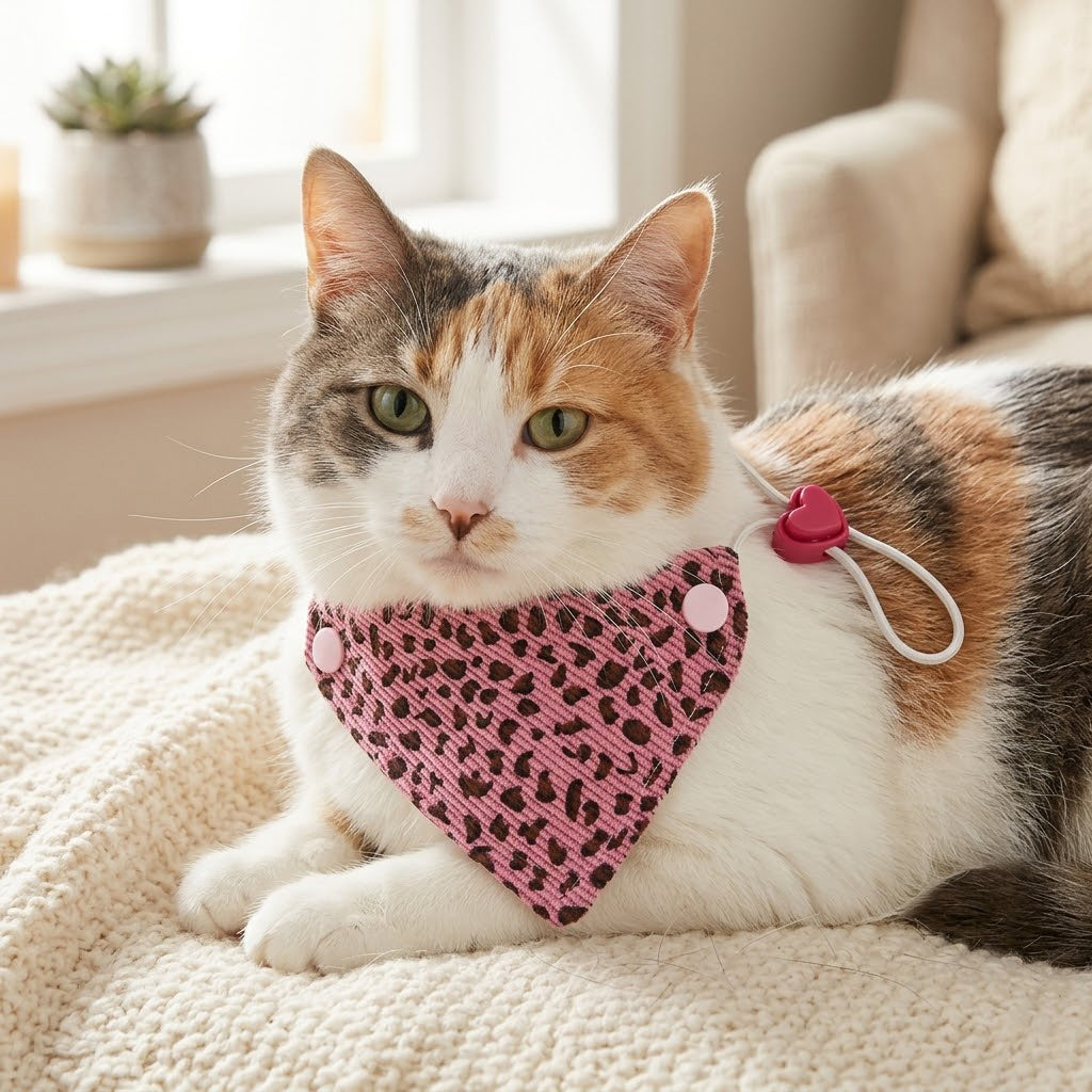 DIY & Custom Crafted | Personalized Leopard Print Pet Bandana