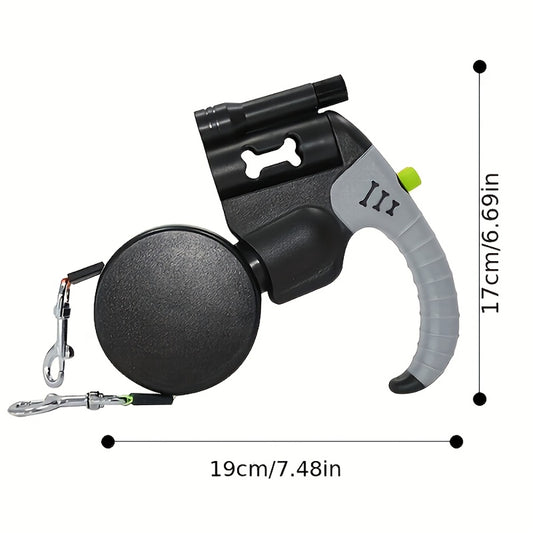 Dual retractable dog leash dimensions