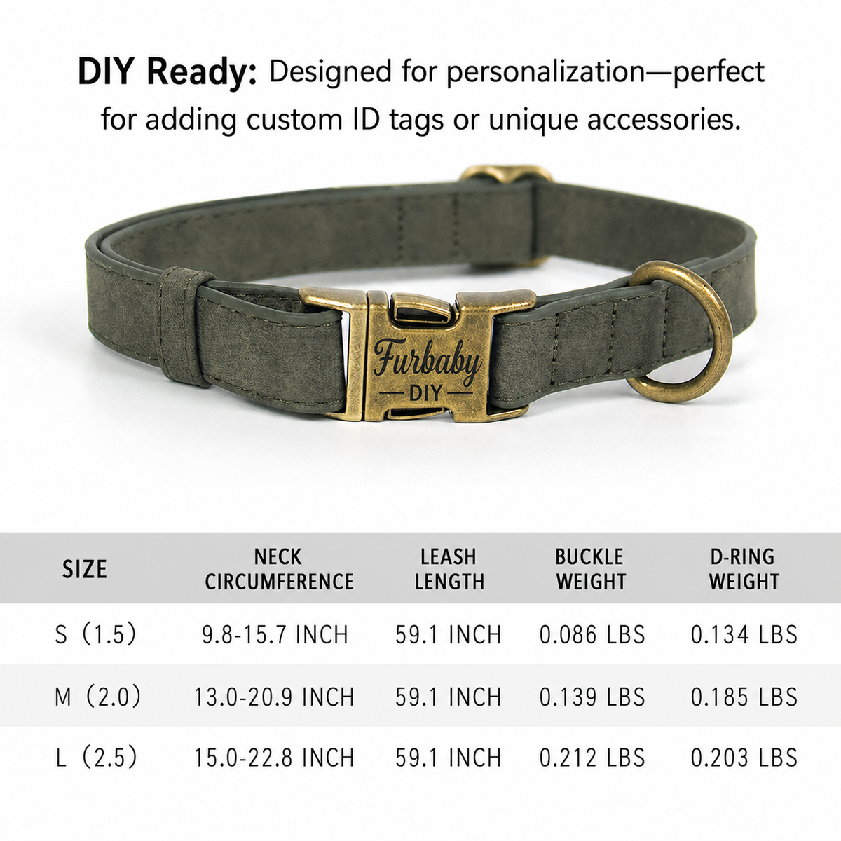 DIY Vintage Frosted Leather Pet Collar