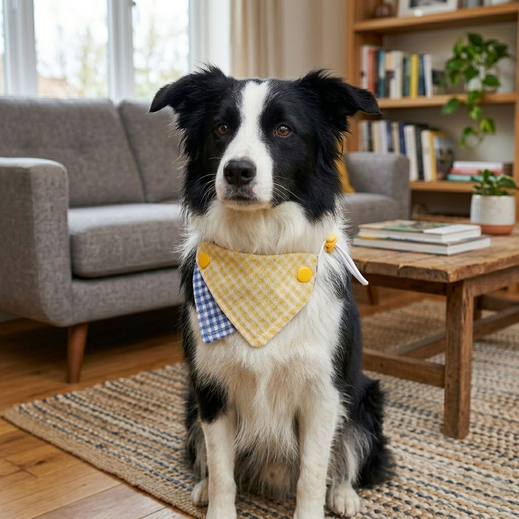 DIY & Custom Crafted | Personalized Plaid Pet Bandana