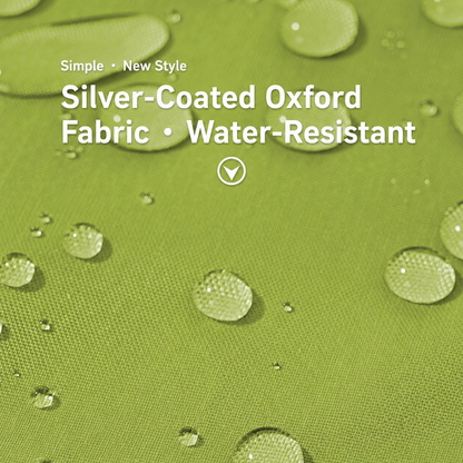Water-resistant silver-coated Oxford fabric