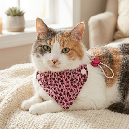 DIY & Custom Crafted | Personalized Leopard Print Pet Bandana
