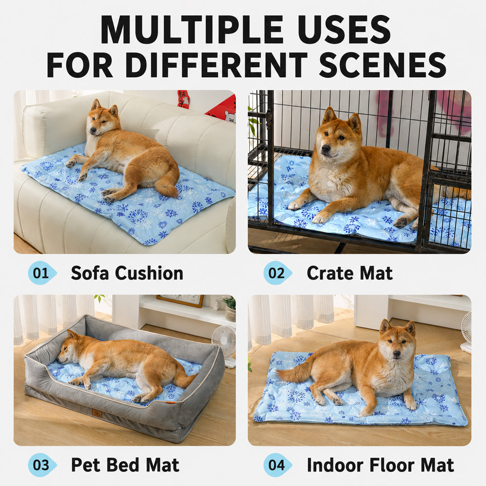 Cooling Pet Mat for Dogs and Cats Summer Gel Ice Pad