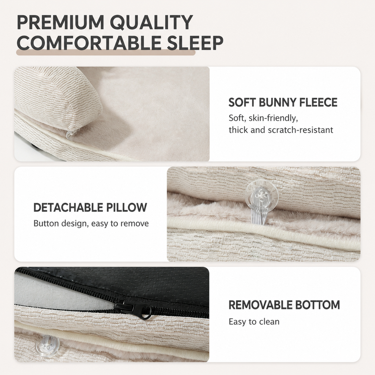 Premium quality comfort details