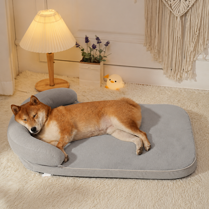 Gray pet mat lifestyle demo