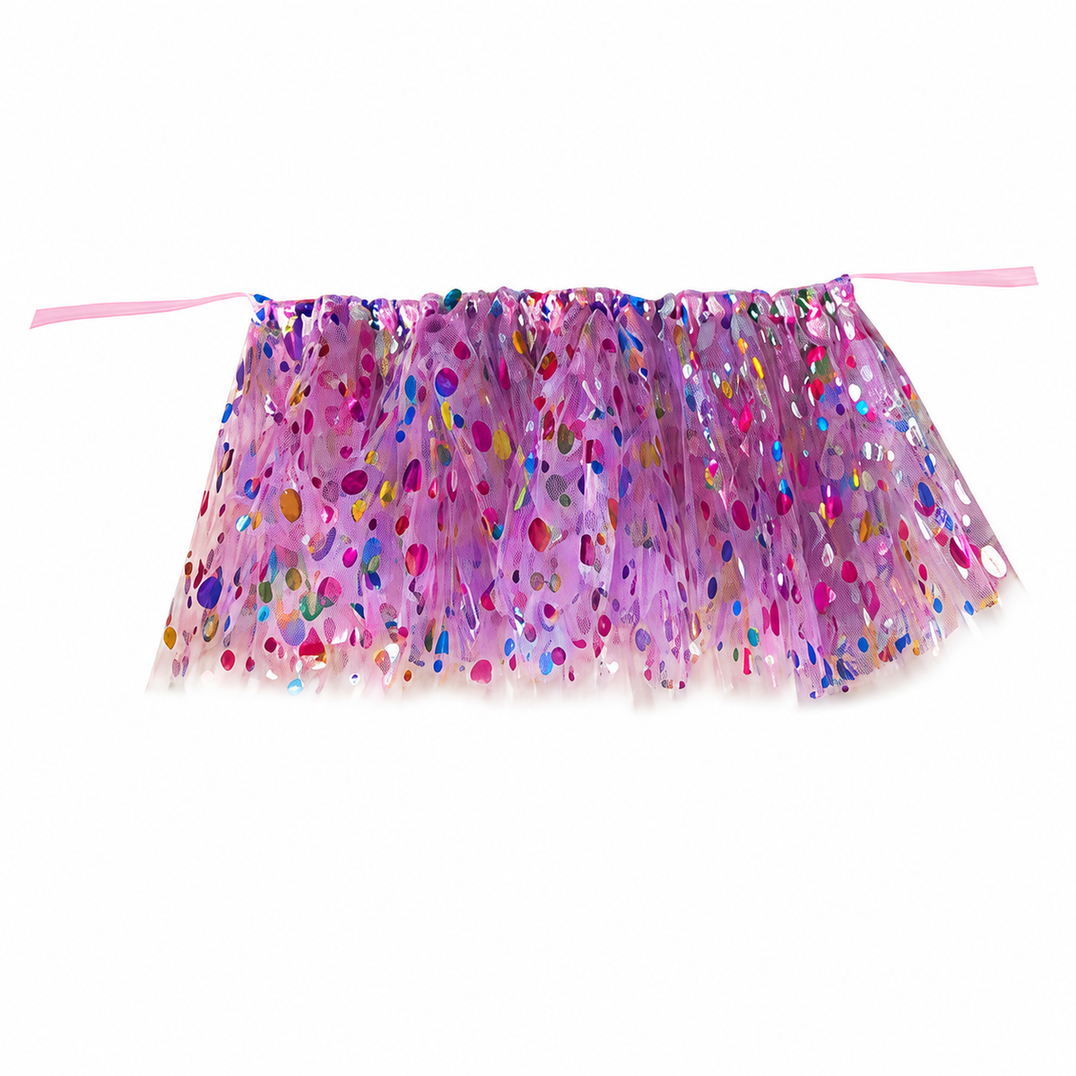 Pet birthday sequin tulle tutu skirt