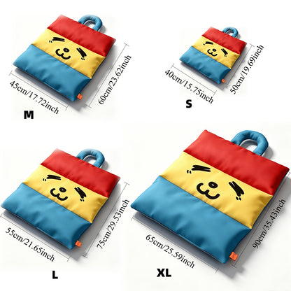 Colorblock pet mat size guide