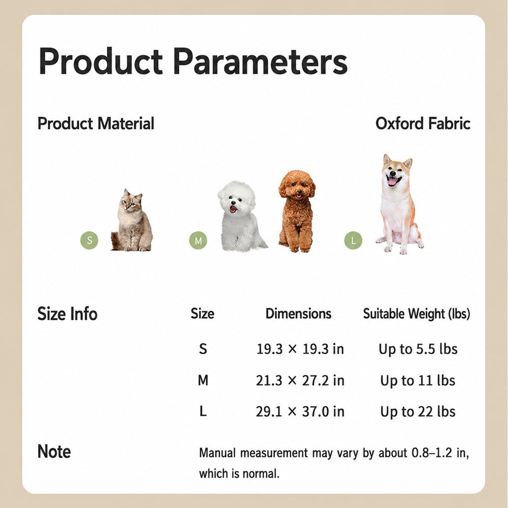 Checkered Pet Cooling Gel Mat - Durable Oxford Dog Pad