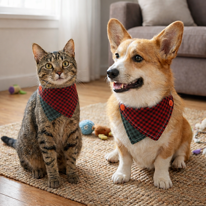 DIY & Custom Crafted | Personalized Plaid Pet Bandana