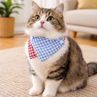 DIY & Custom Crafted | Personalized Plaid Pet Bandana