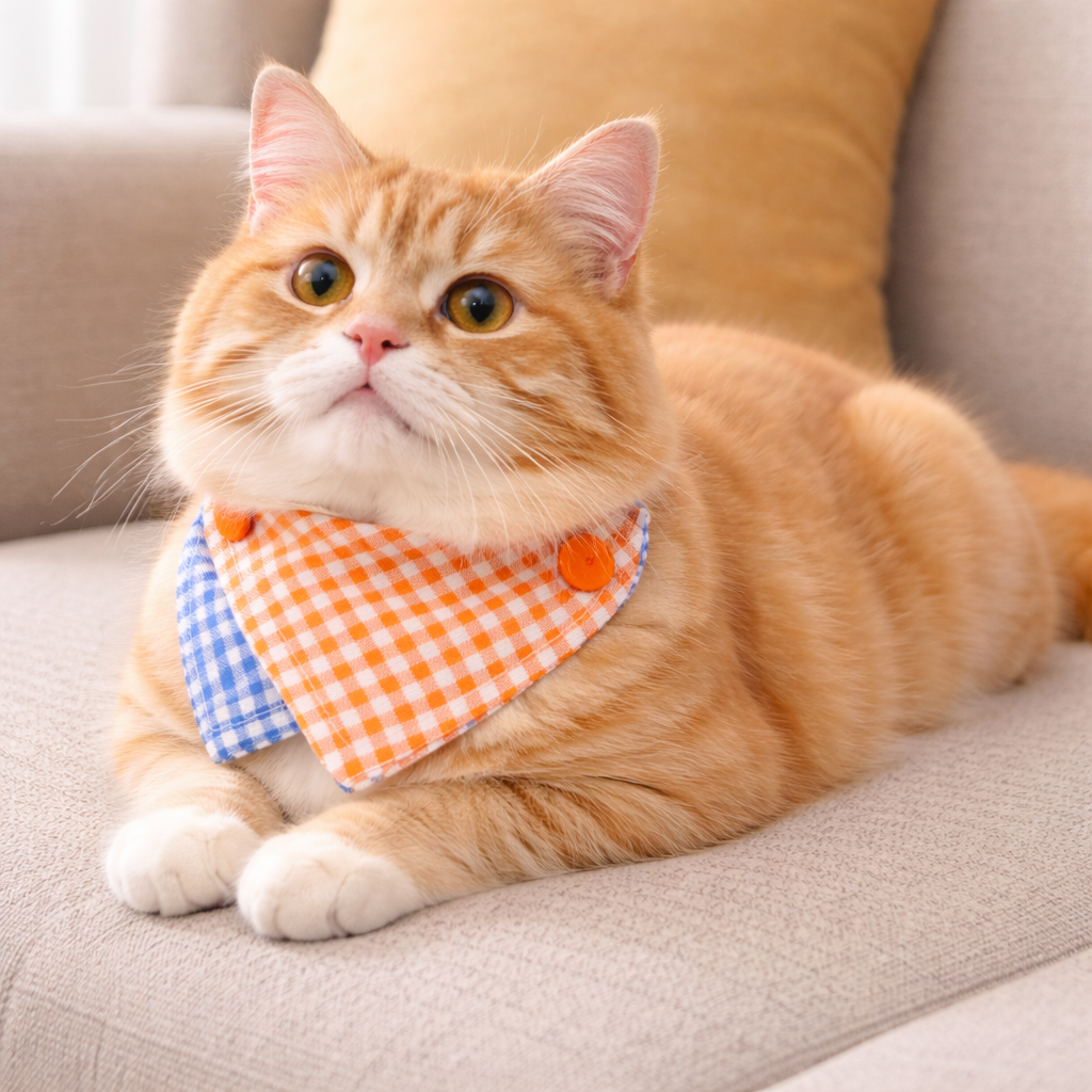 DIY & Custom Crafted | Personalized Plaid Pet Bandana