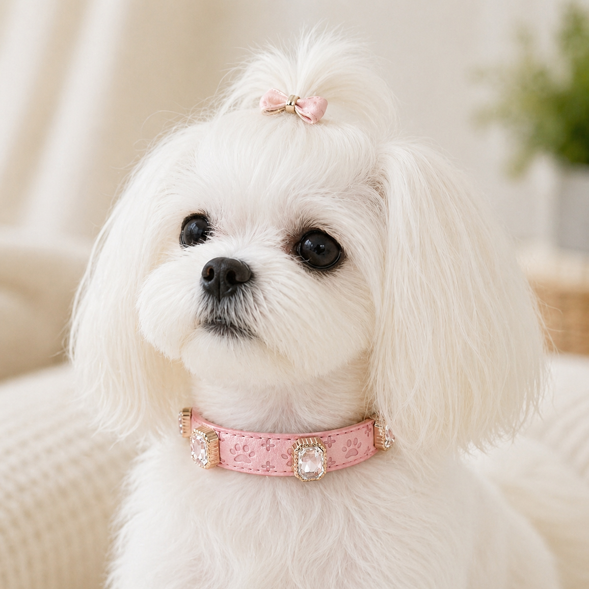 Furbaby™ Luxury Rhinestone Pet Collar | Sparkling Vegan Leather
