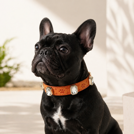 Furbaby™ Luxury Rhinestone Pet Collar | Sparkling Vegan Leather