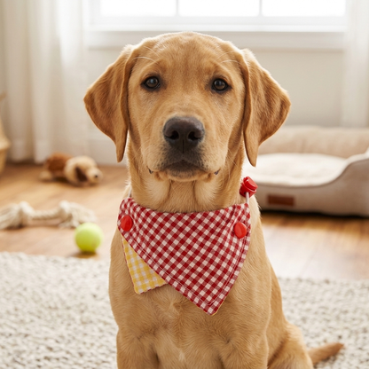 DIY & Custom Crafted | Personalized Plaid Pet Bandana