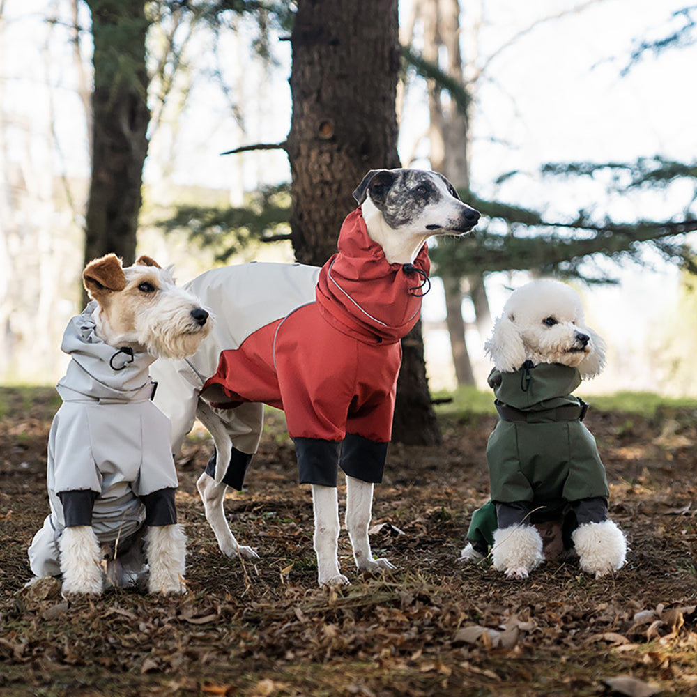 Four Leg Dog Raincoat Waterproof  Pet Jacket