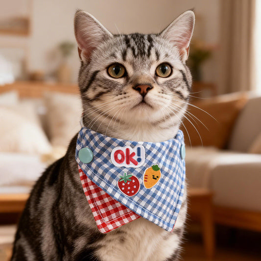 DIY & Custom Crafted | Personalized Plaid Pet Bandana
