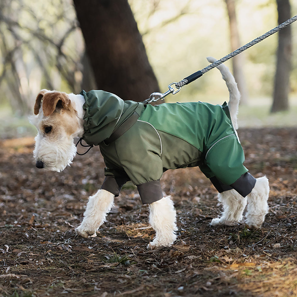 Four Leg Dog Raincoat Waterproof  Pet Jacket