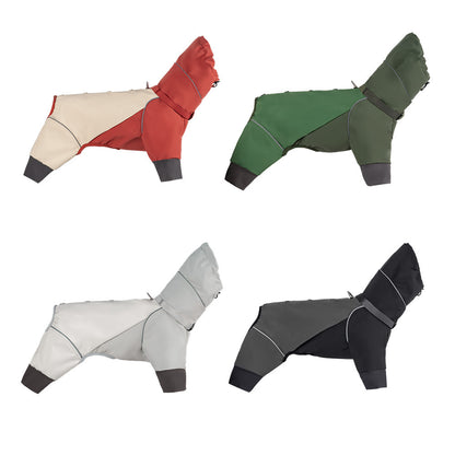 Four Leg Dog Raincoat Waterproof  Pet Jacket