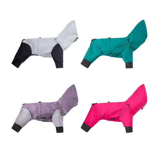 Lightweight Four Leg Pet Raincoat