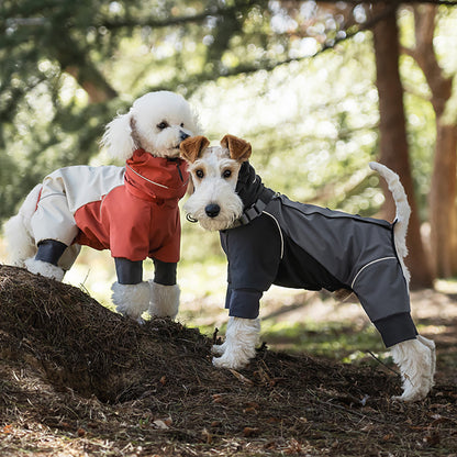 Four Leg Dog Raincoat Waterproof  Pet Jacket