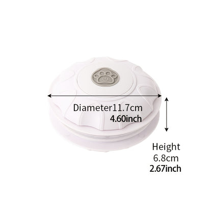 Electric Cat Turntable Pet Toy, Self-Entertainment Boredom Relief Gadgetwith Auto Start/Stop Function, Intelligent Cat Teaser with Butterfly Motionfor Exercise, Suitable as a Gift for Global Holidays
