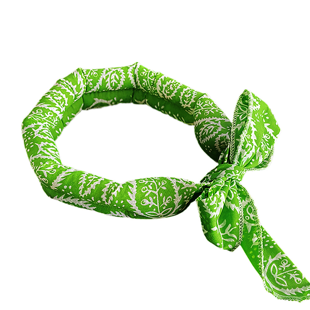 Cooling Dog Bandana with Ice Beads – Reusable Summer Neck Scarf