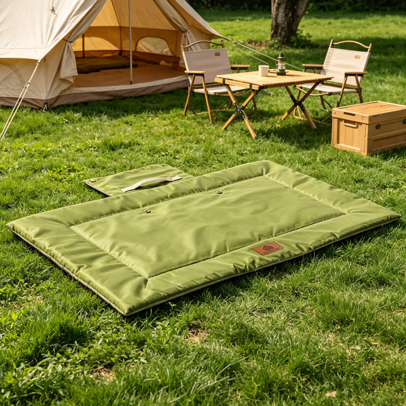 Green Oxford carry pet mat