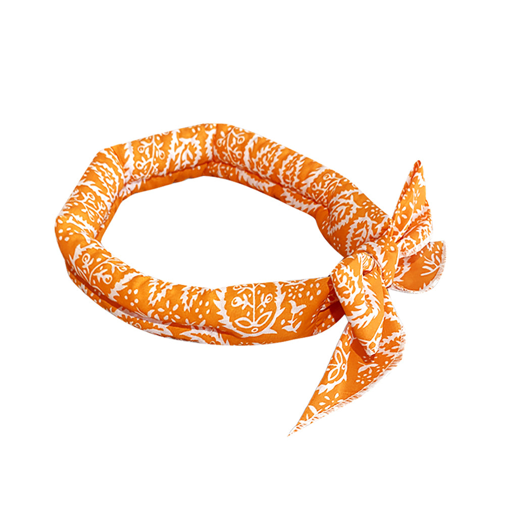 Cooling Dog Bandana with Ice Beads – Reusable Summer Neck Scarf