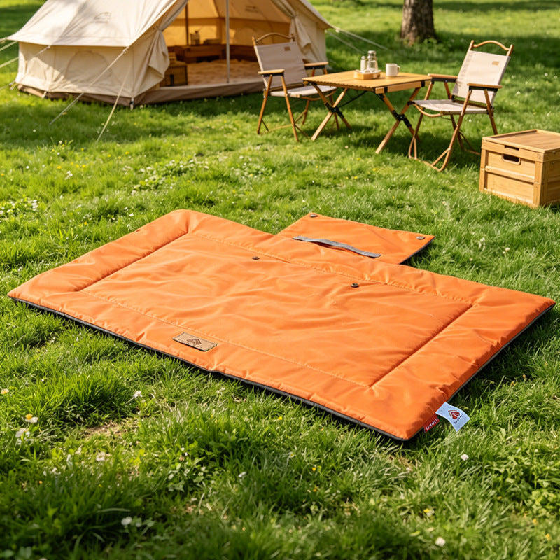 Orange Oxford carry pet mat