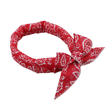 Cooling Dog Bandana with Ice Beads – Reusable Summer Neck Scarf