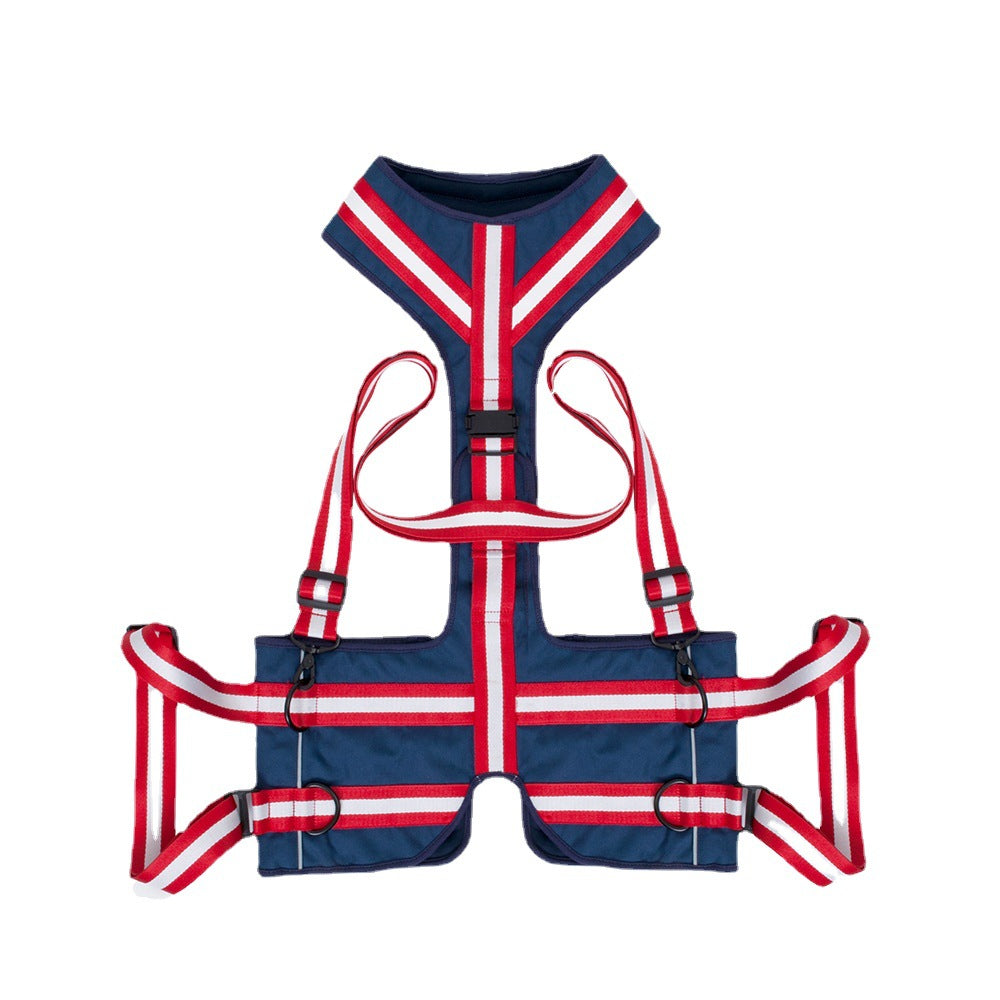 Full body dog mobility support harness product view