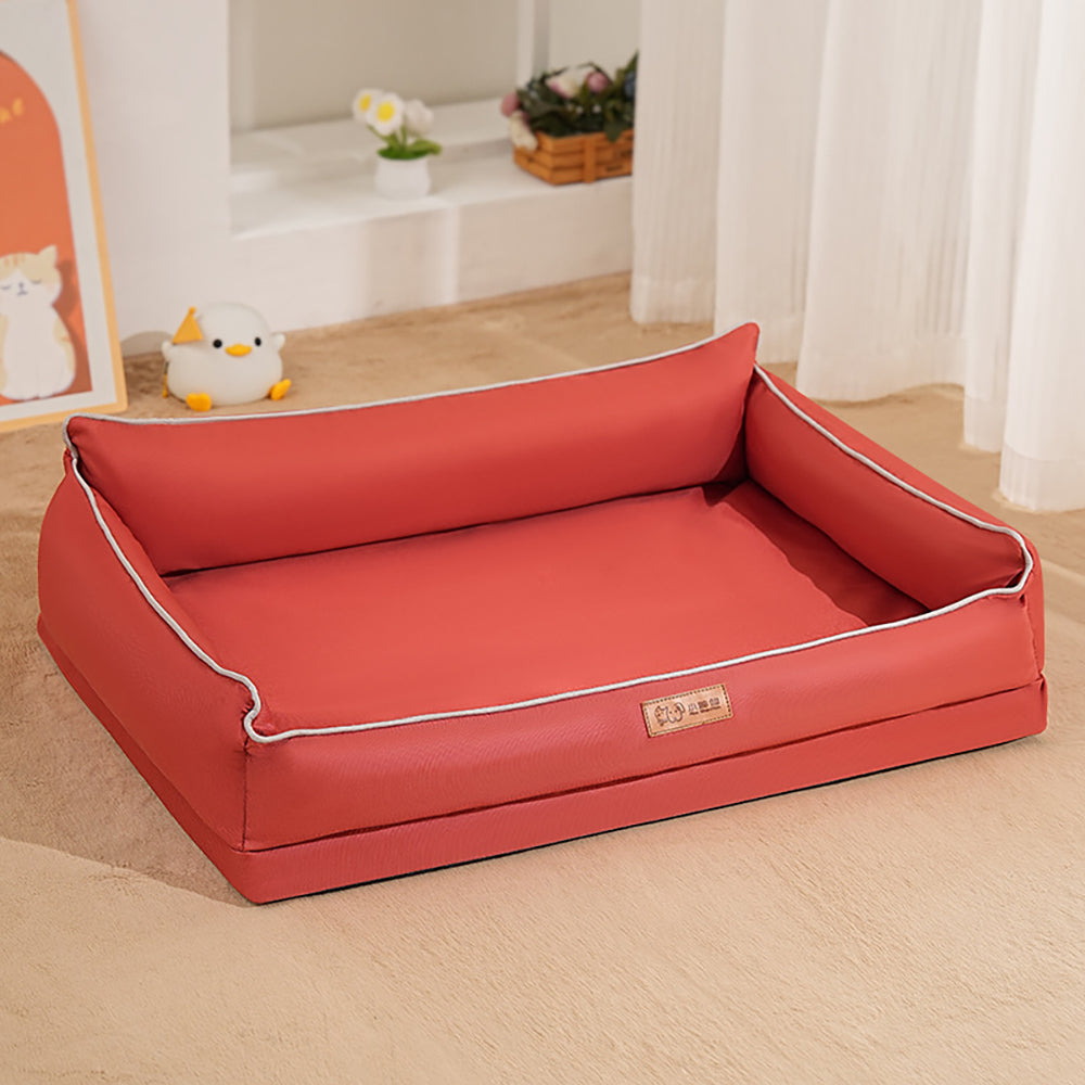 Red pet sofa bed