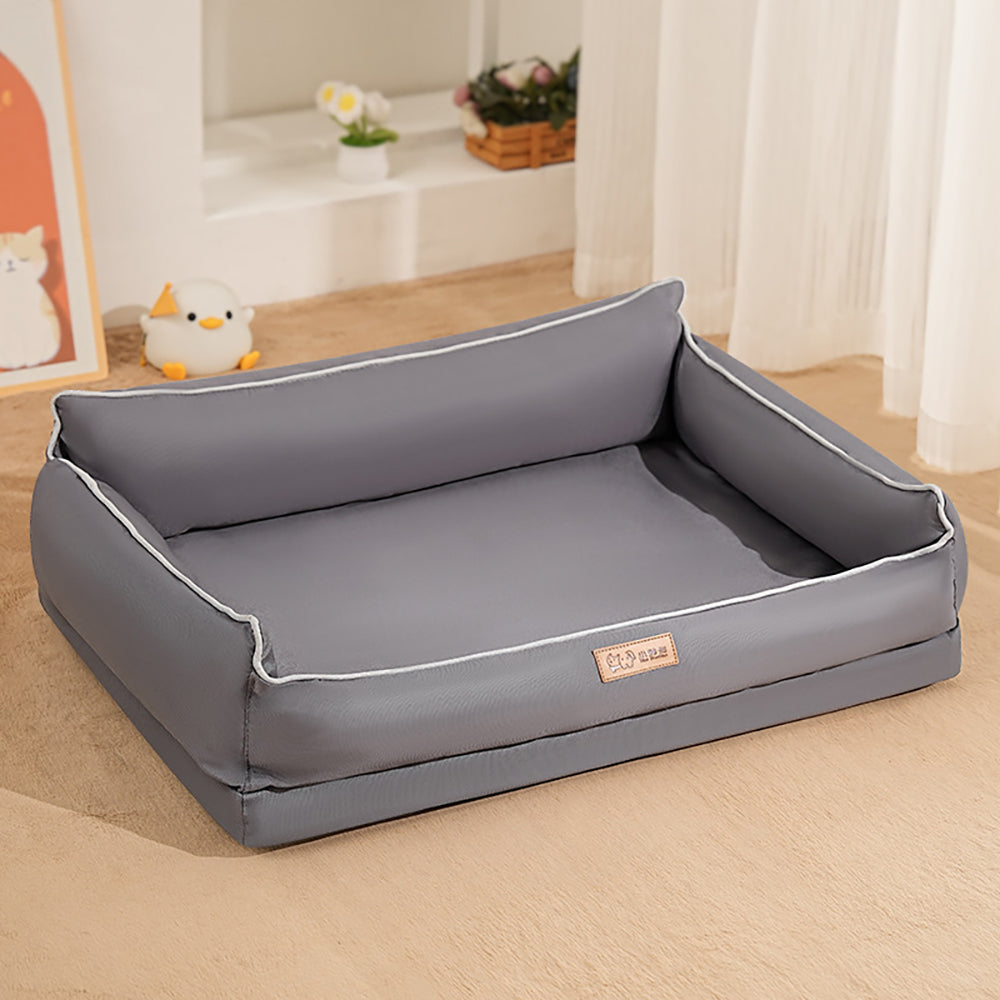 Gray pet sofa bed