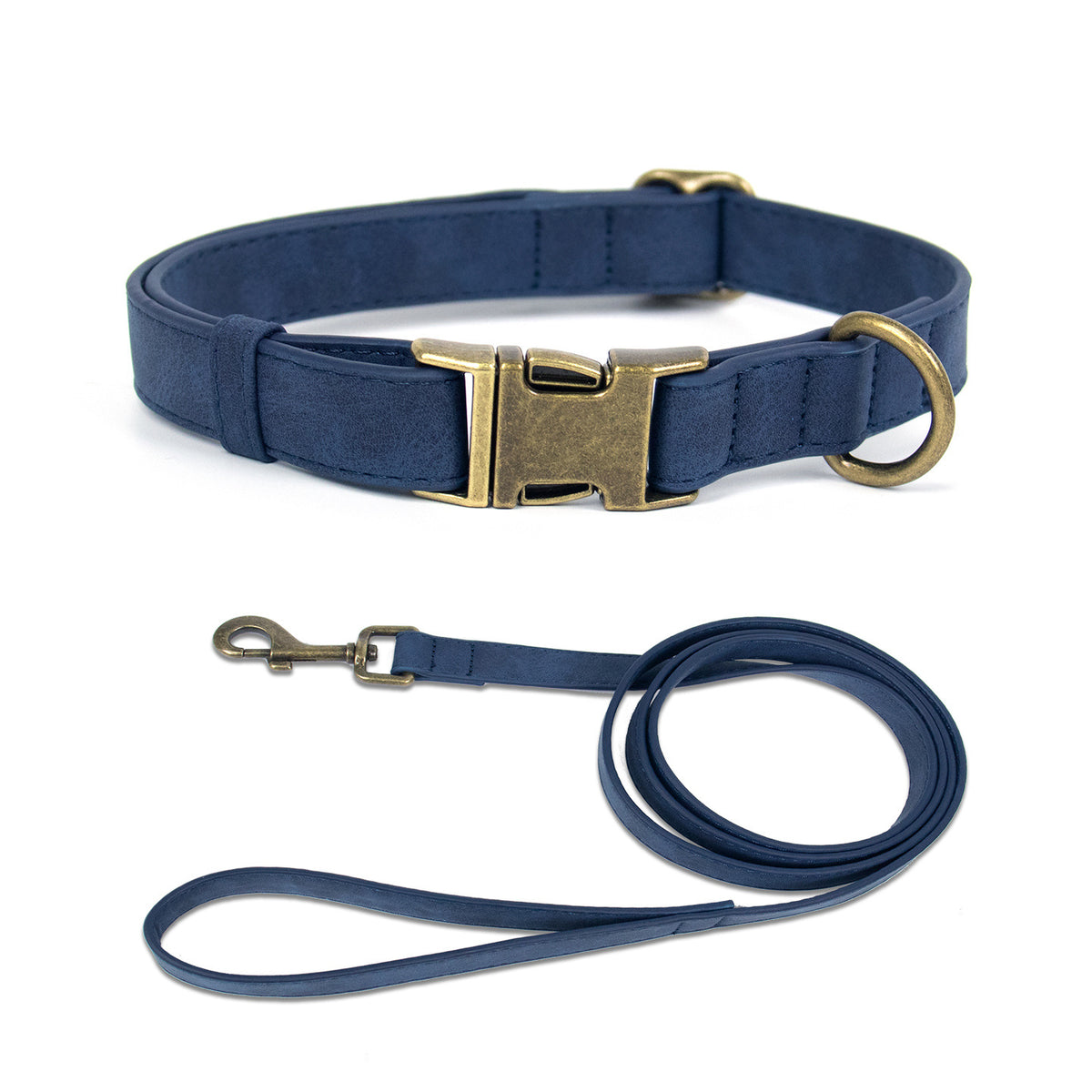 DIY Vintage Frosted Leather Pet Collar