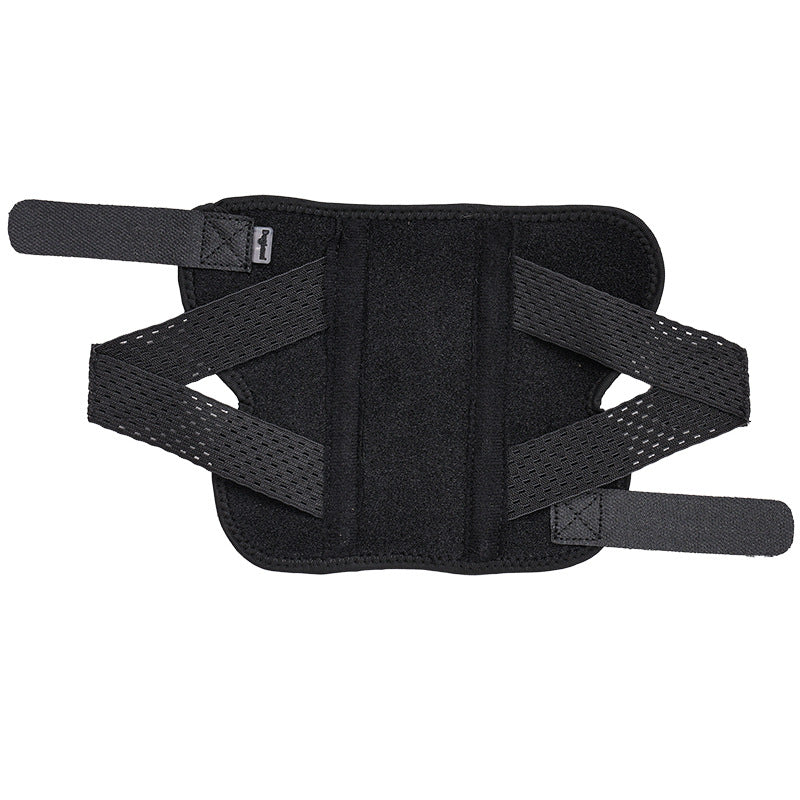 Black dog leg recovery brace